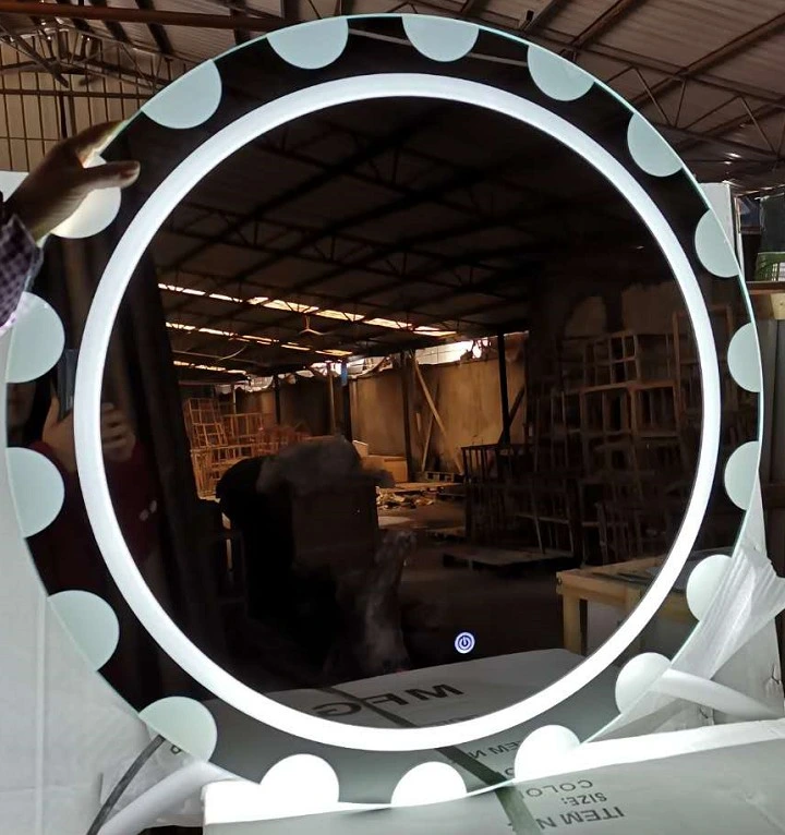 Round LED Bathroom Glass Mirrors High Quality