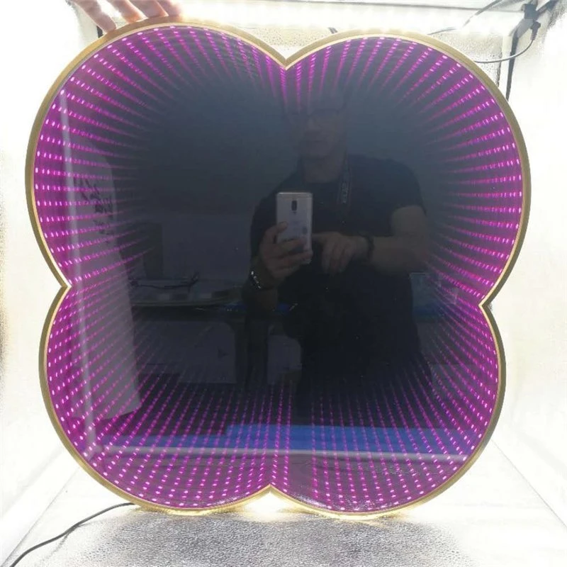 Wall Hanging Custom Decorative 3D LED Infinity Mirror with Lights