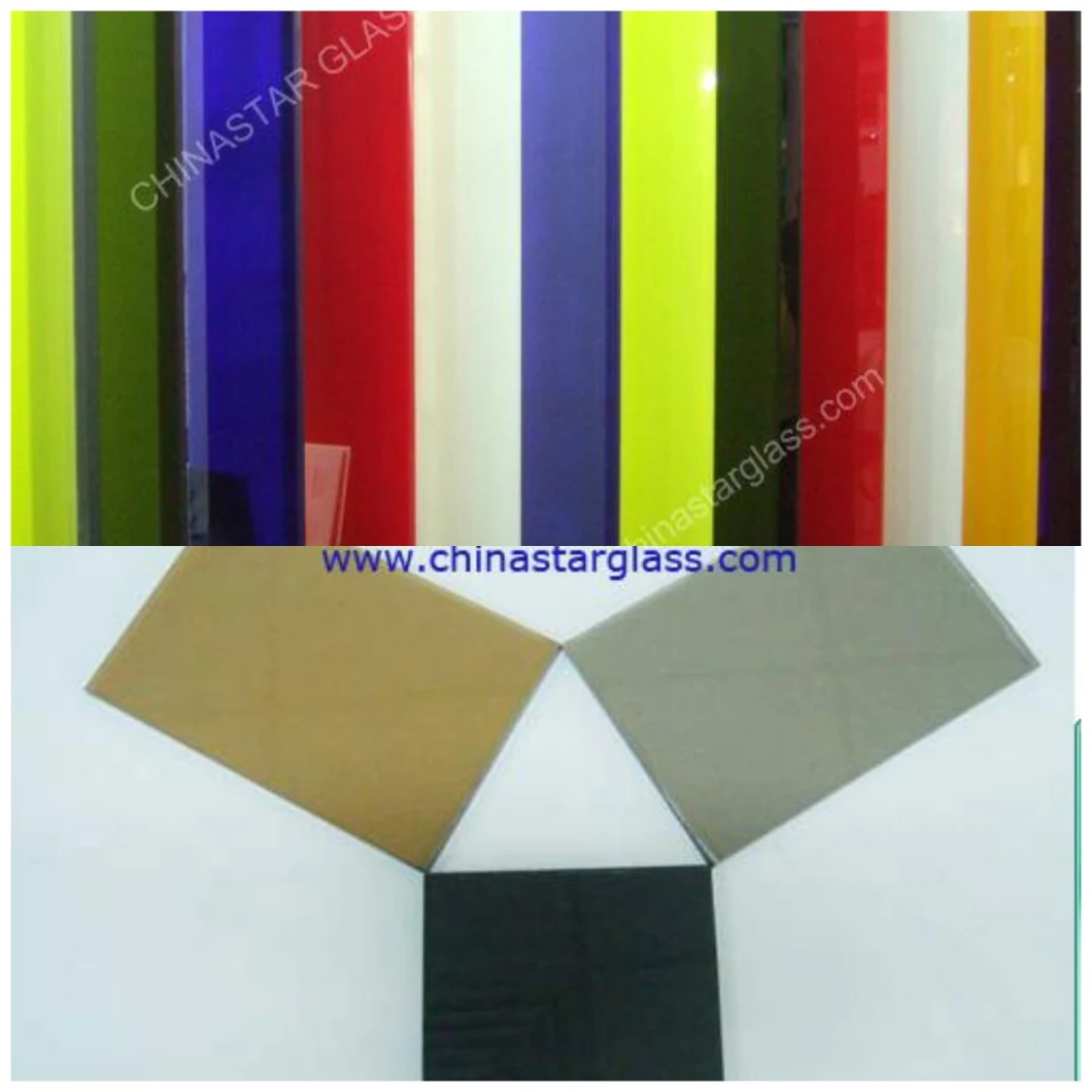 Decorative Lacquered Painted Glass for Top/Wall/Fence/Cladding Board/Private Space/Store Interior and Exterior Design.