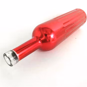 징나 전기도금 와인병 750ml 시크한 빈 골드 샴페인병 유리