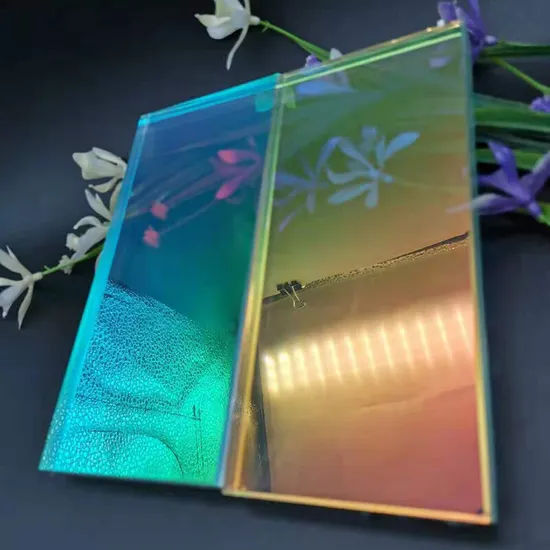 공간장식용 산성식각유리/패턴유리/티타늄코팅 아트유리