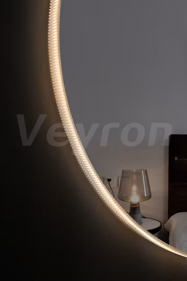 유리로 만든 고품질 원형 LED 욕실 거울