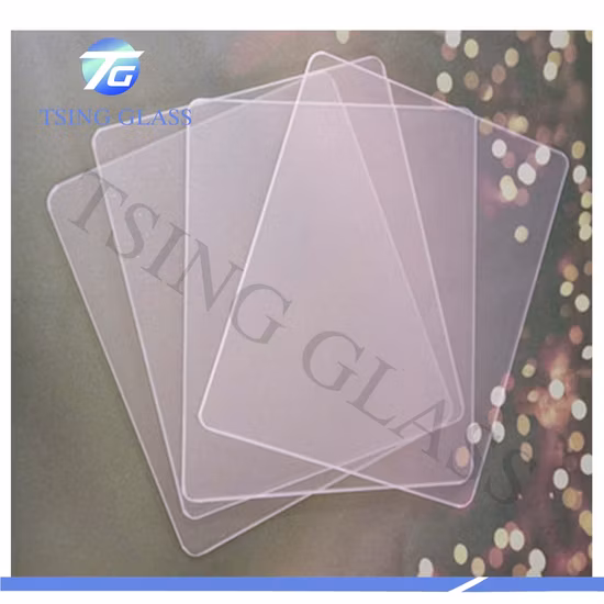 태양광 패널용 반사 방지 코팅이 된 3.2mm 투명 강화 유리