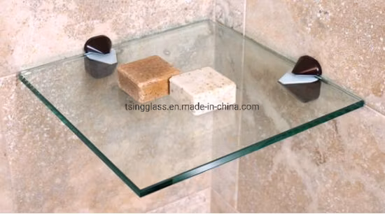 샤워실, 문, 수영장, 울타리, 패들 코트, 칸막이, 가구, 난간, 온실을 위한 프레임 없는 투명 평면 곡선형 강화 안전 유리