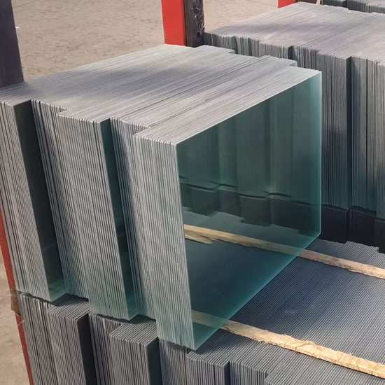 3-19mm 투명 엑스트라 클리어 안전 강화 강화 샤워 도어 디바이더 강화 유리 테이블 상단(평평한 광택 가장자리 포함)